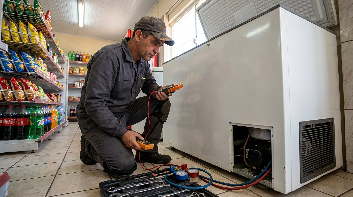 Conserto de placa eletrônica de freezer em Mogi das Cruzes‑SP